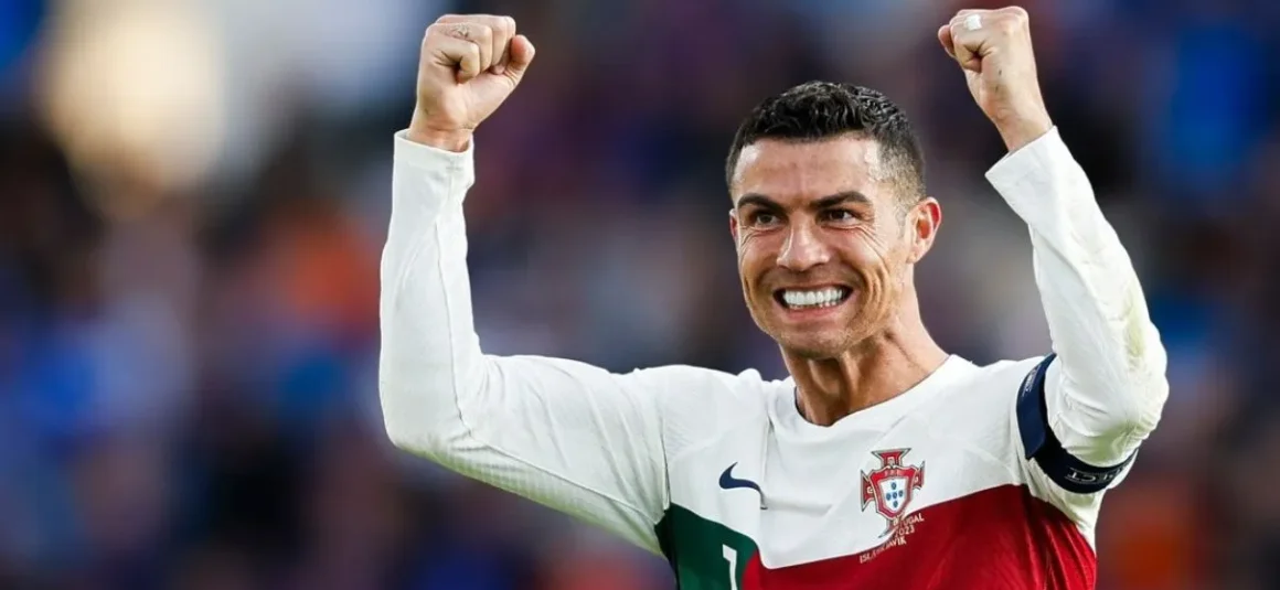 Cristiano Ronaldo le dio la victoria a Portugal en su aparición 200