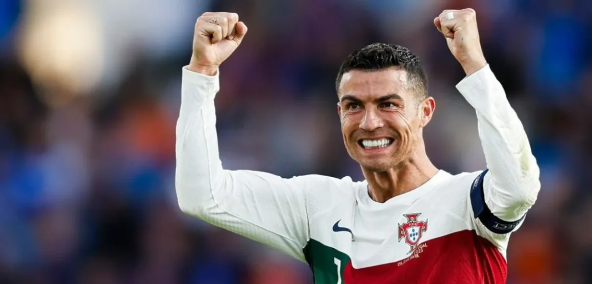 Cristiano Ronaldo le dio la victoria a Portugal en su aparición 200