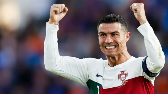Cristiano Ronaldo le dio la victoria a Portugal en su aparición 200