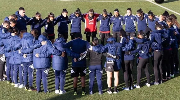 Sele femenina termina preparativos de cara al amistoso ante Sudáfrica Sele femenina termina preparativos de cara al amistoso ante Sudáfrica