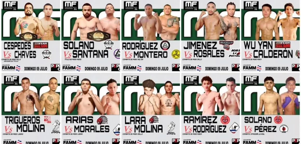 Mandarina Fights regresa con su evento el MMA MF-31
