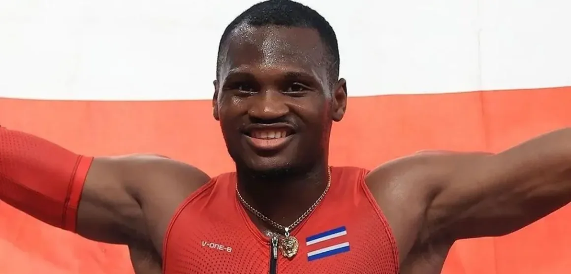 Sherman Güity quedó al borde del oro tras tropezar en Mundial de atletismo
