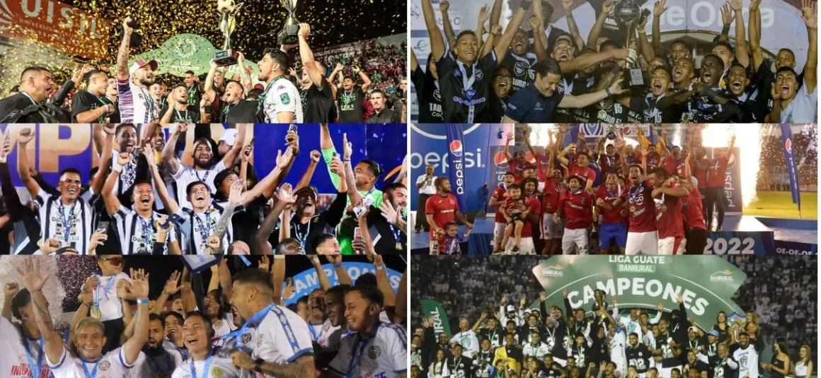Los top 3 equipos más ganadores por país de Centroamérica Los top 3 equipos más ganadores por país de Centroamérica