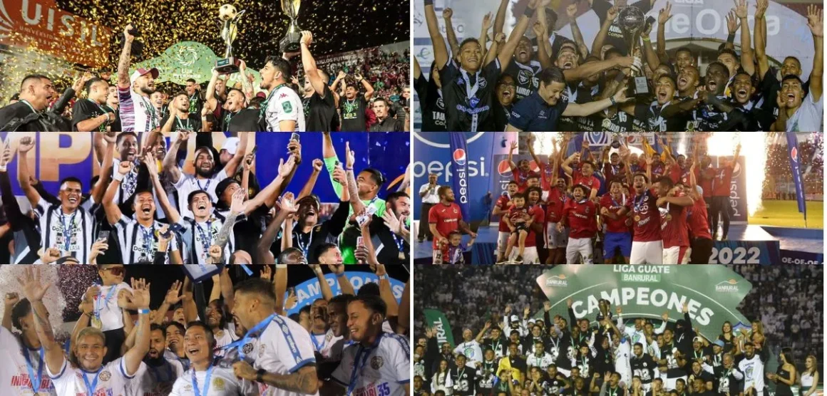 Los top 3 equipos más ganadores por país de Centroamérica
