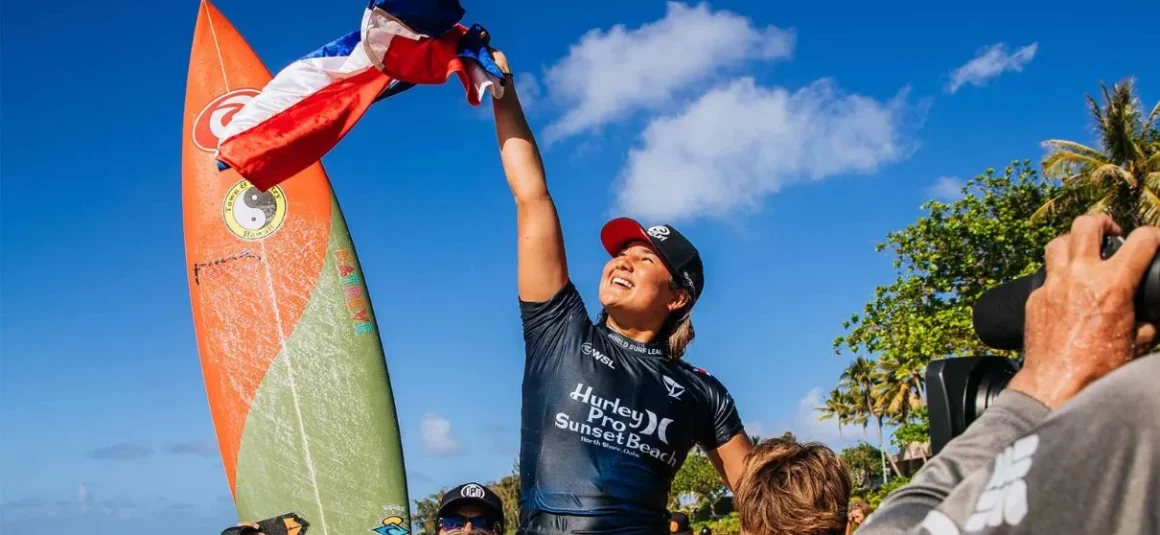 Brisa Hennessy consiguió un destacado tercer lugar en la primera parada del Tour Mundial