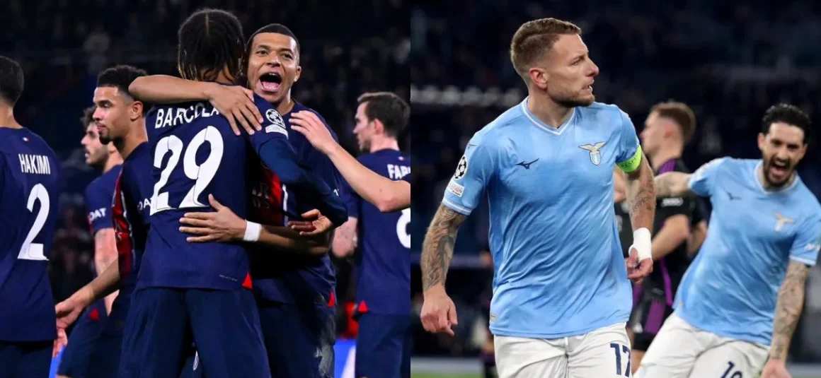 PSG y Lazio se imponen en la segunda fecha de la ida en la Champions League