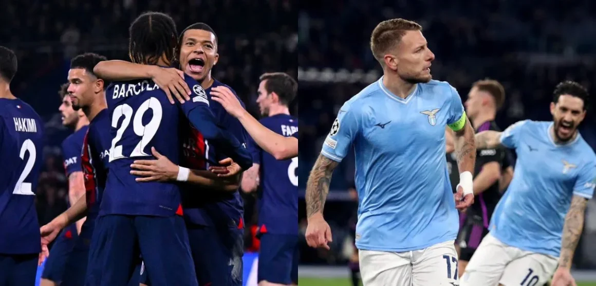 PSG y Lazio se imponen en la segunda fecha de la ida en la Champions League