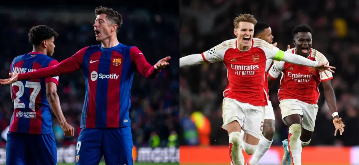 El Barça y el Arsenal vuelven a los cuartos de final tras varios años