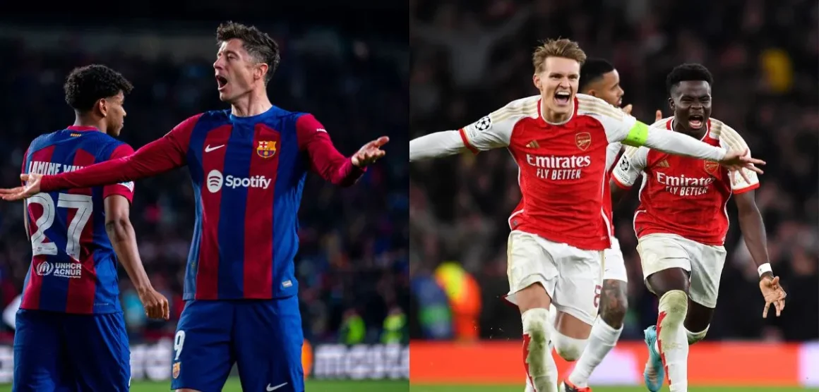 El Barça y el Arsenal vuelven a los cuartos de final tras varios años