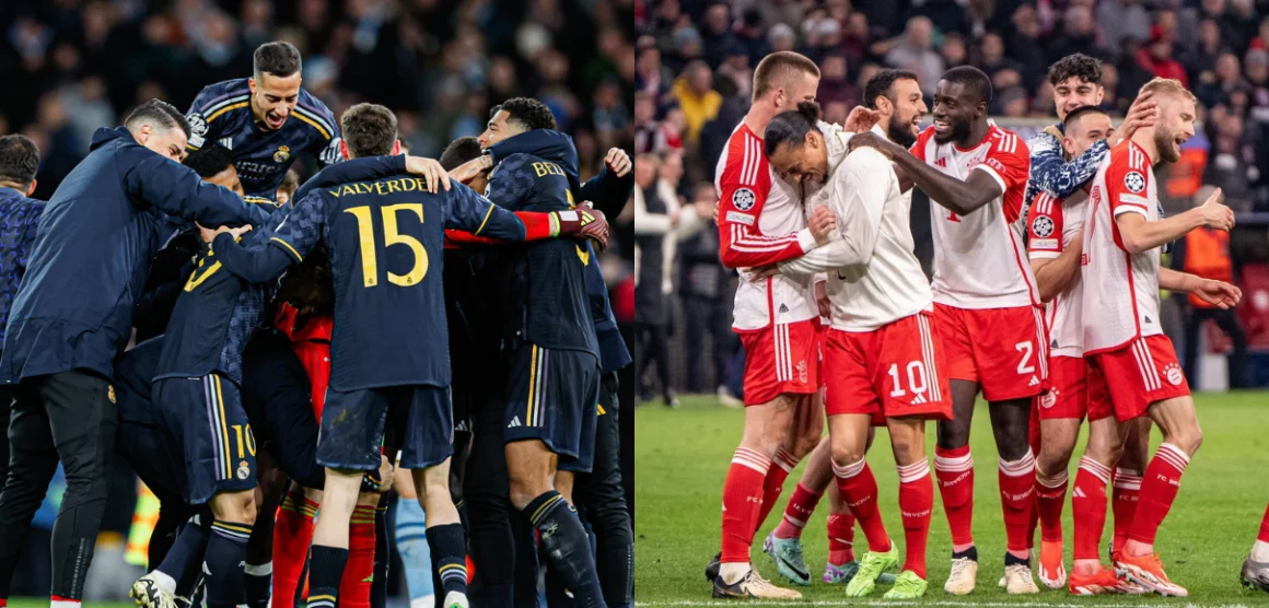 Real Madrid y Bayern Munich son los últimos clasificados a las Semifinales de la Champions