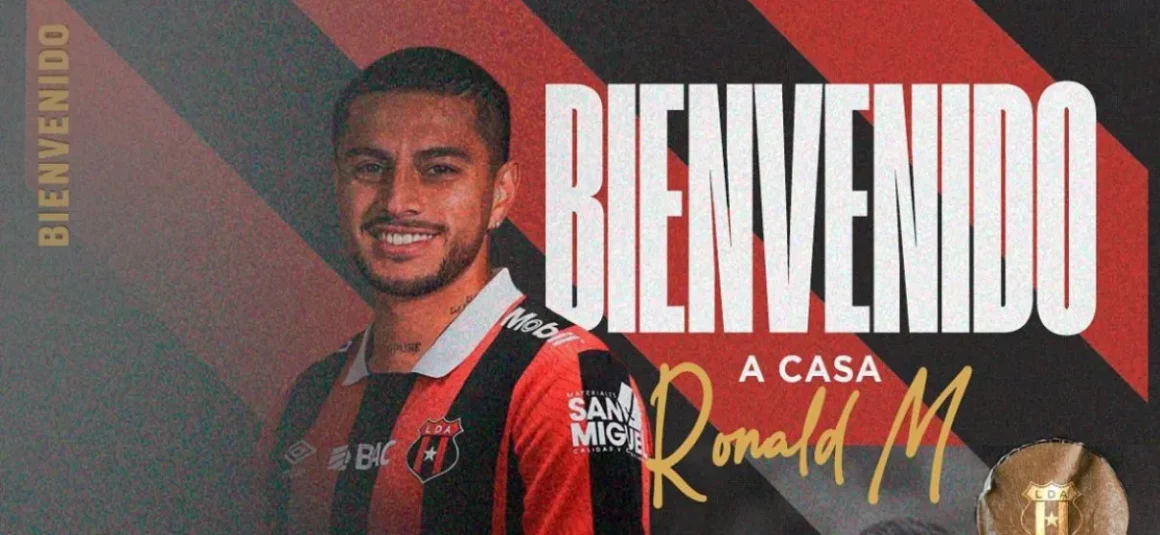 RONALD MATARRITA REGRESA A ALAJUELENSE