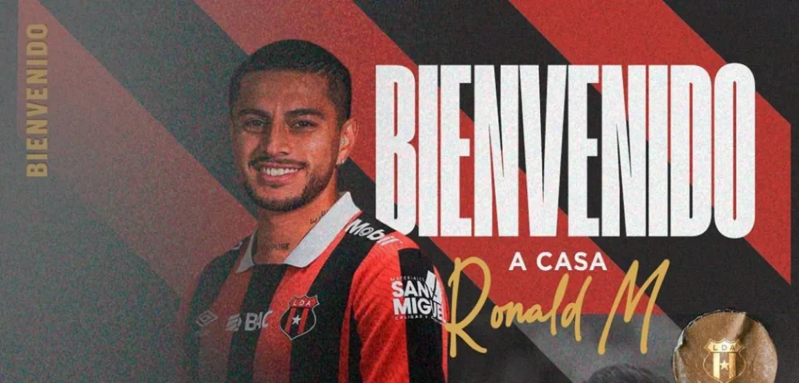 RONALD MATARRITA REGRESA A ALAJUELENSE