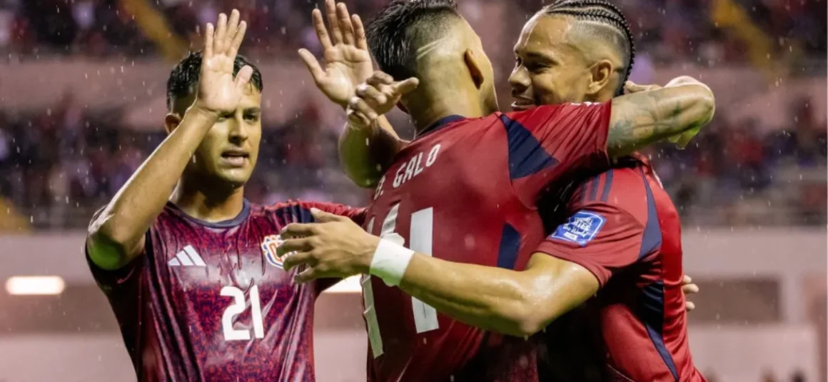 Costa Rica venció 4-0 a San Cristóbal y Nieves