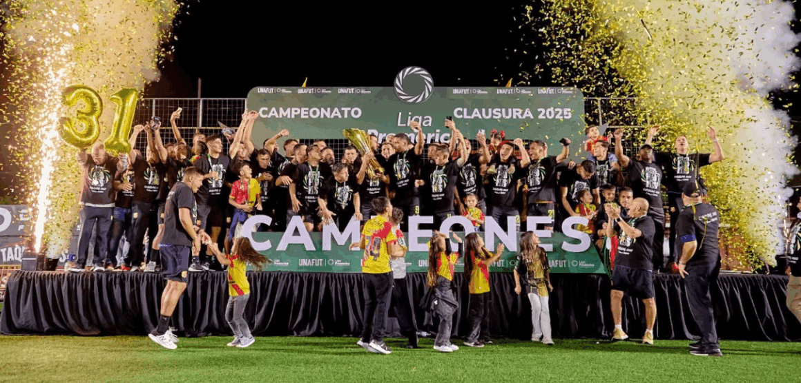 HEREDIANO ES BICAMPEÓN DEL FÚTBOL NACIONAL